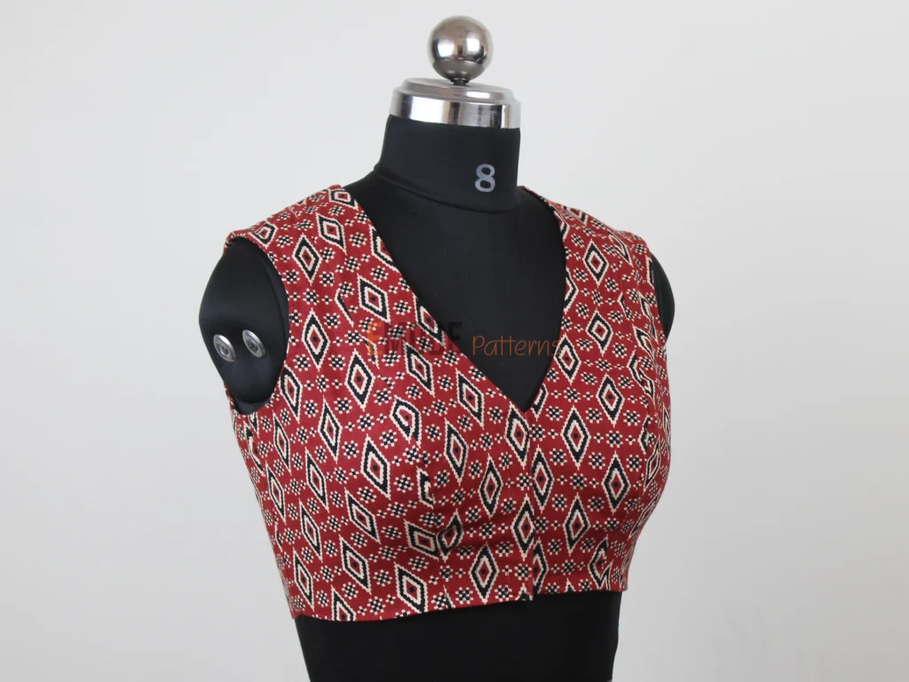 Ajrakh Print Blouse
